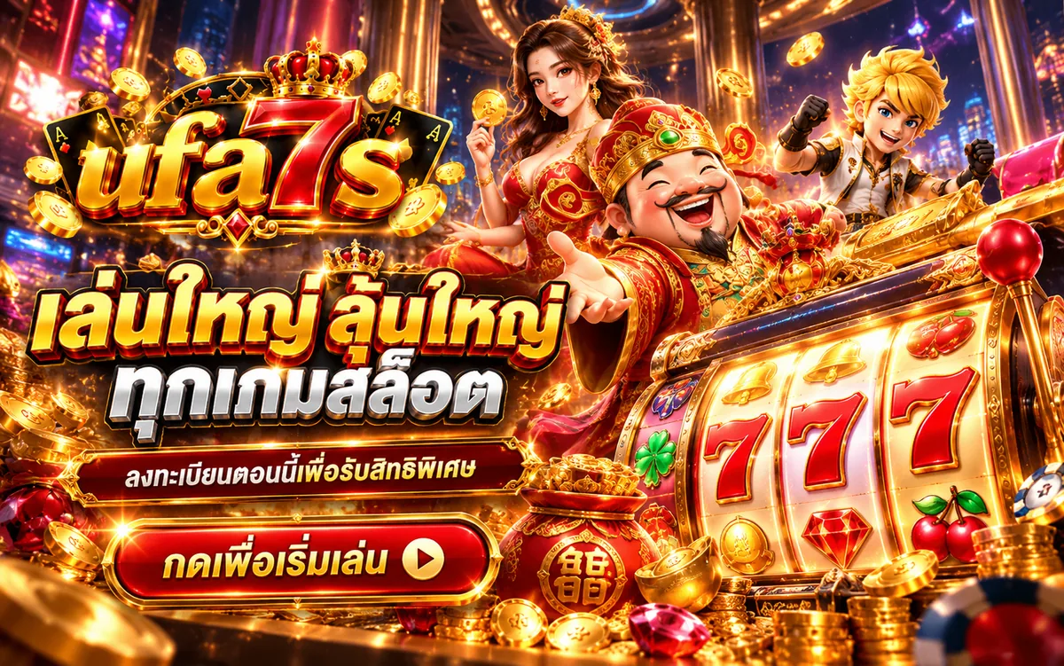 ufa7s สล็อตออนไลน์ เล่นใหญ่ ลุ้นใหญ่ ทุกเกมสล็อต ลงทะเบียนรับสิทธิพิเศษ